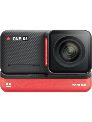 insta360 ONE RS 4K Edition 1 x Optical Zoom Waterproof 4K 60fps Action Camera with FlowSate Stabilization, 48MP Photo, Active HDR, AI Editing, Standard, Vivid, Log