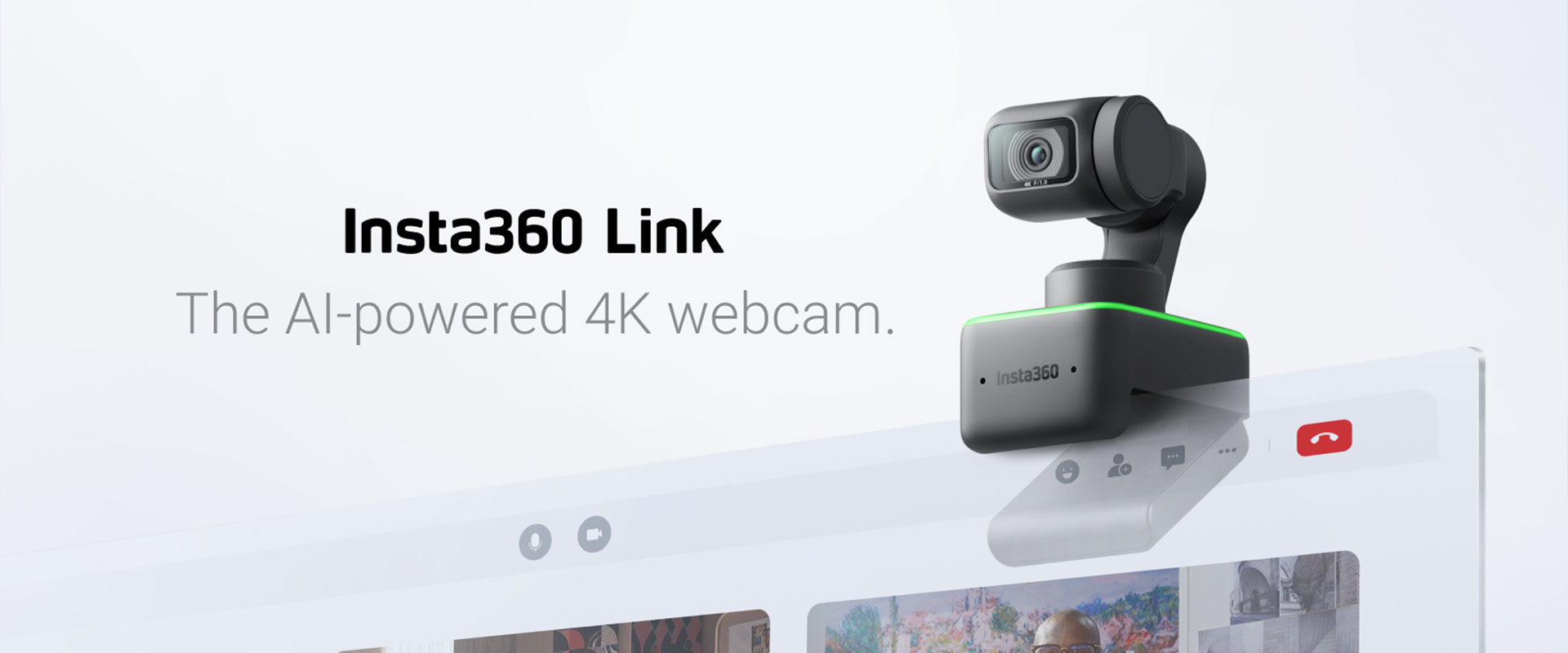 Insta360 Link The ai powered 4K webcam